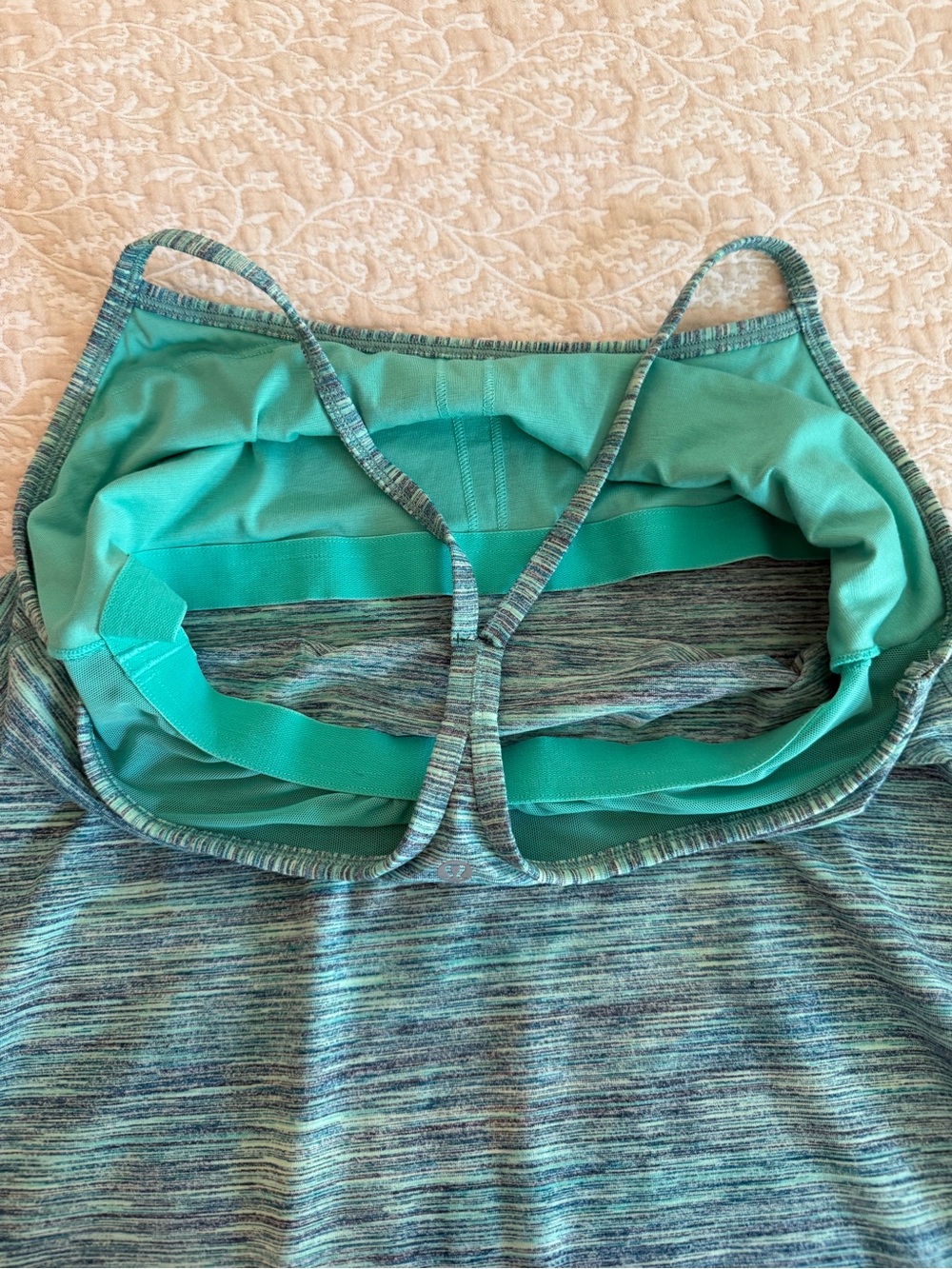 Lululemon - Teal Strappy Tank Top - Size 12 - Picture 4 of 7